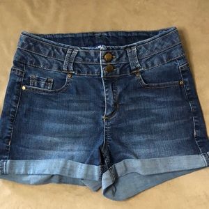 Blue Spice Jean Shorts